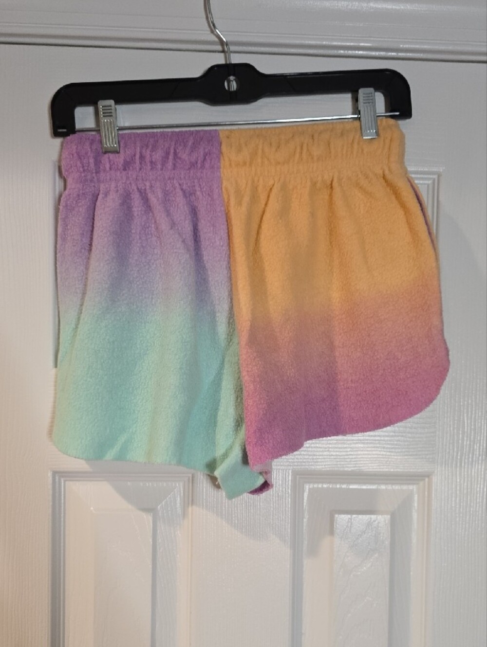 wild fable Pastel Ombre Cropped Hoodie& Shorts Set - Purple, Peach & Mint - Picture 7 of 7